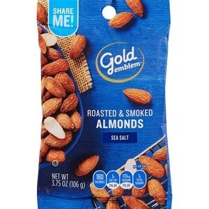  Gold Emblem Roasted & Smoked Almonds with Sea Salt, 3.75 OZ 