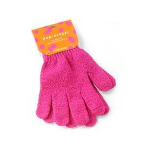 Pop-arazzi Exfoliating Bath & Shower Gloves (Assorted Colors)