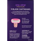 one+other Women's Blissfully Smooth 5 Blade Razor Refills, thumbnail image 2 of 3
