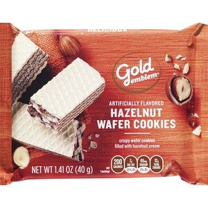  Gold Emblem Hazelnut Wafer Cookies, 1.41 OZ 