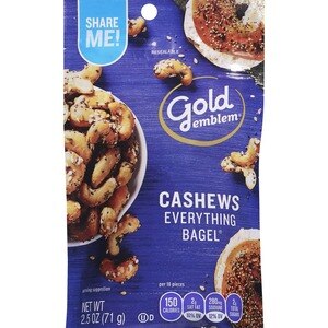  Gold Emblem Everything Bagel Cashews, 2.5 OZ 