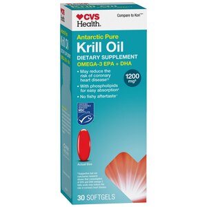 CVS Health Antarctic Krill Oil Softgels, 30 Ct