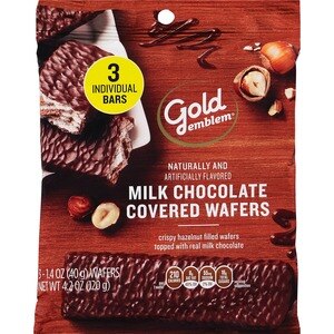  Gold Emblem Milk Chocolate Covered Wafers, 4.2 OZ 