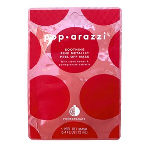 Pop-arazzi Soothing Pomegranate Pink Metallic Peel Off Mask