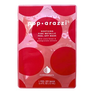 Pop-arazzi Soothing Pomegranate Pink Metallic Peel Off Mask , CVS