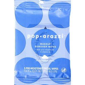 Pop-arazzi Fragrance Free Makeup Remover Wipes, 5CT