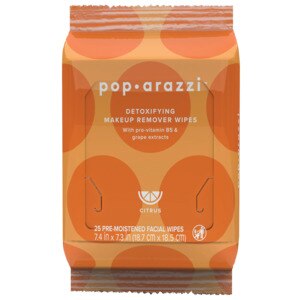 Pop-arazzi Detoxifying Citrus Cleansing Wipes, 25CT