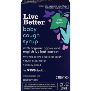Live Better Baby Cough Syrup, 2 OZ