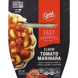 Gold Emblem Fast Favorites Elbow Tomato Marinara Sauce Pasta, 8.8 Oz , CVS