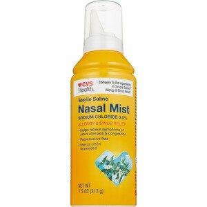 CVS Health Allergy & Sinus Relief Sterile Saline Nasal Mist, 7.5 Oz