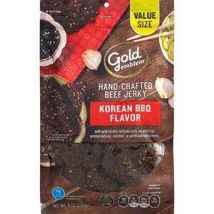 Gold Emblem Korean BBQ Flavor Hand-Crafted Beef Jerky, 9 Oz , CVS