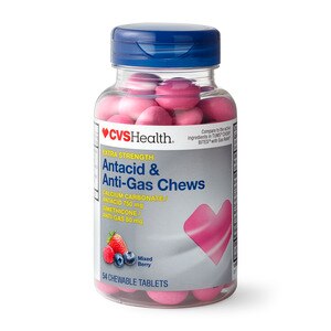 CVS Health Antacid & Anti-Gas Chews, 54CT