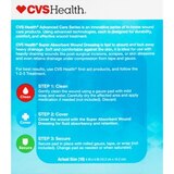 CVS Health Super Absorbant Wound Dressing, 4 in x 4 in, 10 CT, thumbnail image 2 of 5