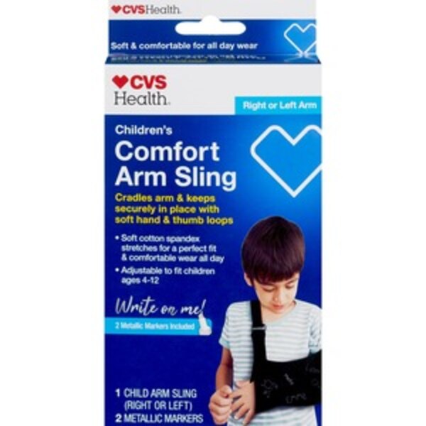 CVS Health Children's Comfort Arm Sling with Metallic Markers Pick Up