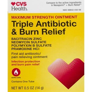 CVS Health Maximum Strength Triple Antibiotic & Burn Relief