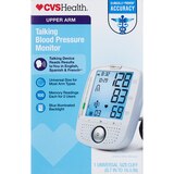 CVS Health Talking Upper Arm Blood Pressure Monitor, thumbnail image 4 of 5