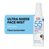 CVS Health Ultra Sheer Face Mist SPF 55, 3.4 OZ, thumbnail image 1 of 10