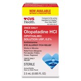CVS Health Olopatadine HCl Eye Allergy Relief, Ophthalmic Solution USP, 0.2%, 2.5mL, thumbnail image 1 of 2