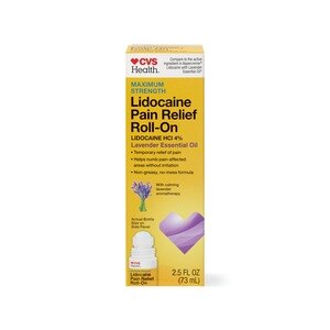 CVS Health Maximum Strength Lidocaine Pain Relief Roll-On, 2.5 Oz