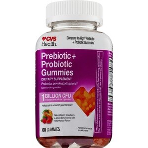 cvs health advanced probiotic gummies plus fiber 45 ct
