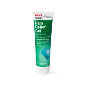 CVS Health Pain Relief Menthol 4% Gel, 3 Oz