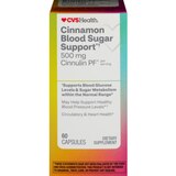 CVS Health Cinnamon Blood Sugar Support Capsules, 60 CT, thumbnail image 1 of 6