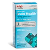 CVS Health 6-Function Brain Health Softgels, 30 CT, thumbnail image 1 of 5