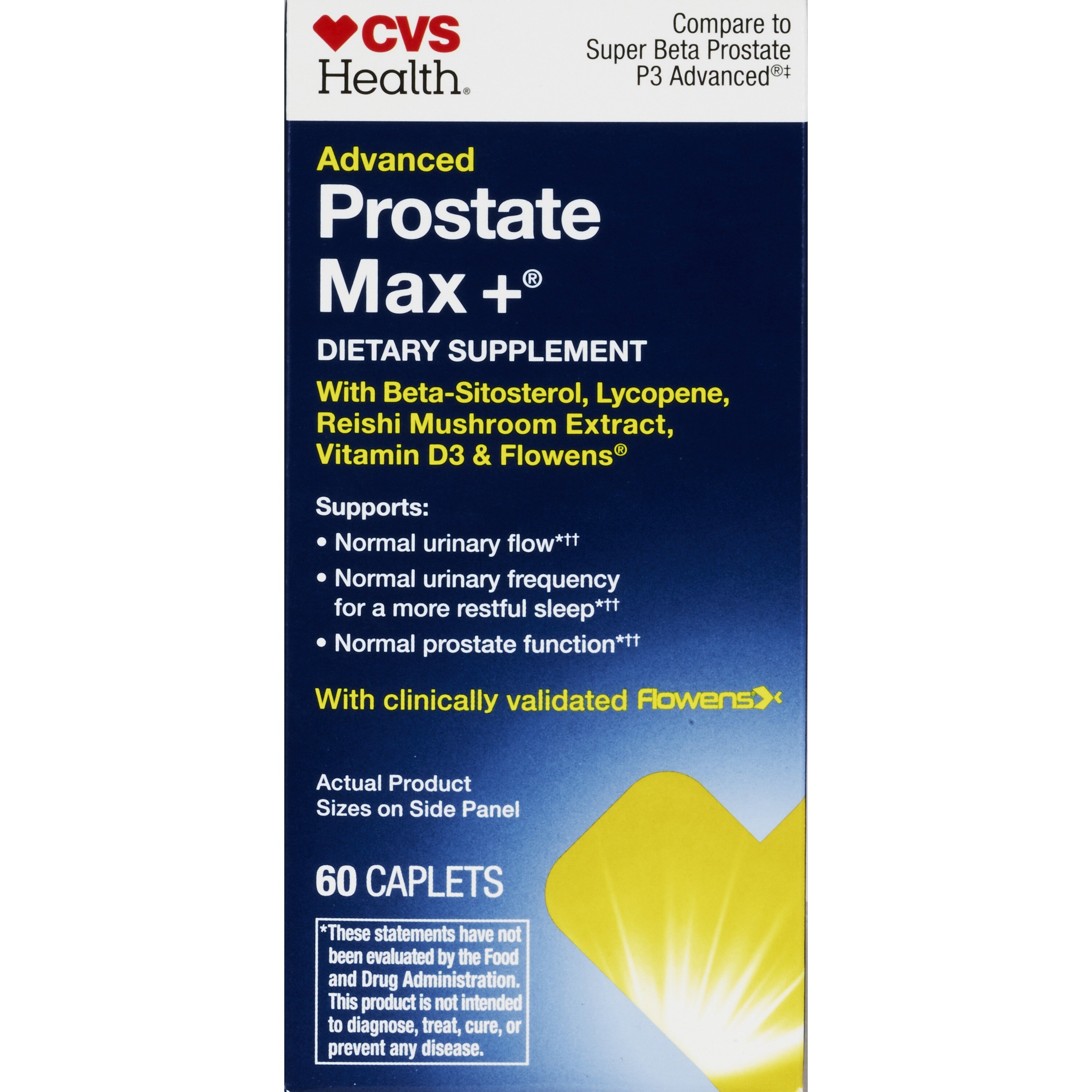 CVS Health Advanced Prostate Max +, 60 Ct