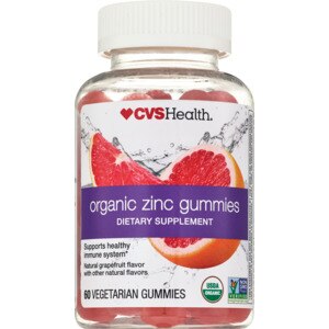  CVS Health Adult Organic Zinc Gummies, 60 CT 