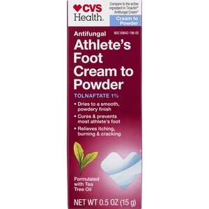 CVS Health Athlete's Foot Cream to Powder