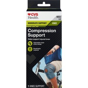 CVS Health Adjustable Compression Knee Support, MED/LG