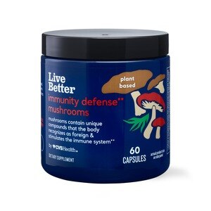 Live Better Immune Defense with Mushrooms, 60 CT