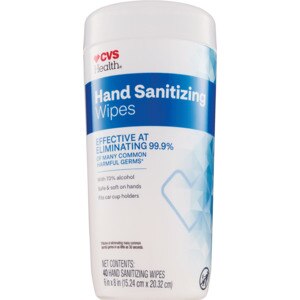 CVS Health Hand Sanitizing Wipes, 40CT