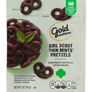 Gold Emblem Girl Scout Thin Mints Pretzels, 5 OZ
