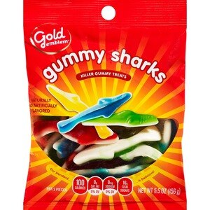 Gold Emblem Gummy Sharks, 5.5 OZ