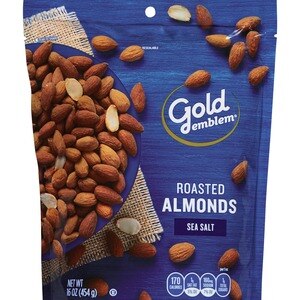 Gold Emblem Roasted Almonds with Sea Salt, 16 OZ