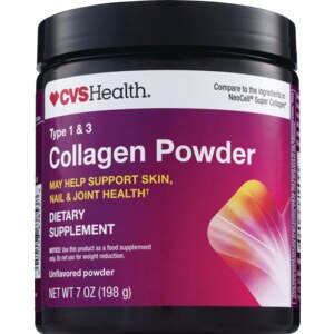 CVS Health Collagen Powder for Skin, Nail & Joint Health, Unflavored, 7 OZ