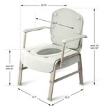 CVS Health 3-in-1 Comfort Commode by Michael Graves Design, thumbnail image 5 of 8