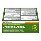CVS Health Children's 24HR Allergy Cetirizine HCl Orally Disintegrating Tablets, Orange, 24 CT, thumbnail image 4 of 4
