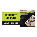 CVS Health Adjustable Compression Ankle Support, thumbnail image 1 of 9