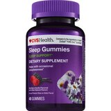 CVS Health Sleep Support Gummies, Wild Berry Vanilla, 48 CT, thumbnail image 1 of 4