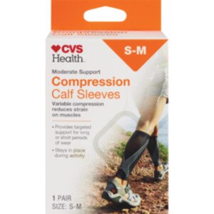 CVS Health Calf Compression Sleeve, 2 CT