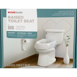 CVS Health Raised Toilet Seat by Michael Graves Design, thumbnail image 2 of 7
