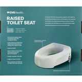 CVS Health Raised Toilet Seat by Michael Graves Design, thumbnail image 3 of 7