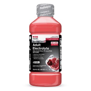 CVS Health Advantage Care Plus Electrolyte Solution, Cherry Pomegranate, 33.8 FL Oz - 33.8 Oz