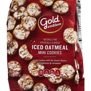 Gold Emblem Iced Oatmeal Mini Cookies, 5 OZ