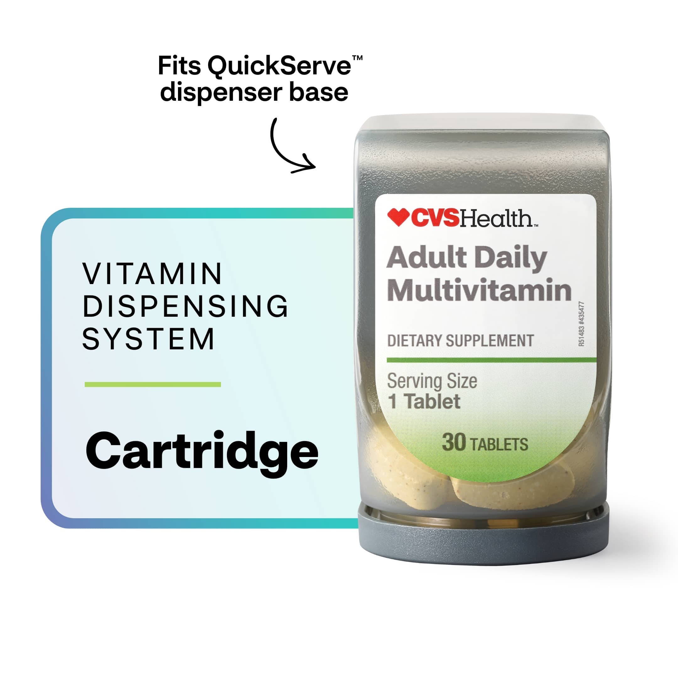 CVS Health QuickServe Multivitamin Tablets, 30 Ct