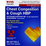 CVS Health Chest Congestion & Cough HBP, 20 CT, thumbnail image 1 of 5