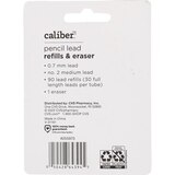 Caliber No. 2 Pencil Lead Refills & Eraser, 3 ct, thumbnail image 2 of 2