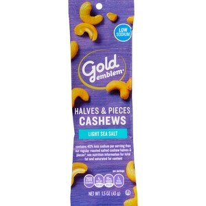 Gold Emblem Light Sea Salt Cashew Halves & Pieces, 1.5 Oz , CVS